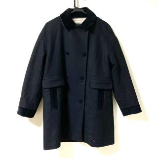 メゾンキツネ(MAISON KITSUNE')のメゾンキツネ コート サイズ36 S - 黒(その他)