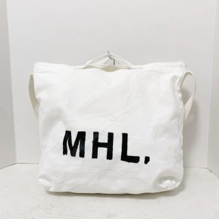 エムエイチエル(MHL.)のエムエイチエル トートバッグ - 白 2way(トートバッグ)