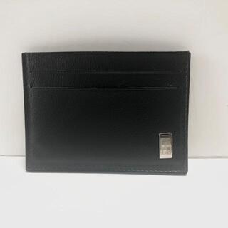 ダンヒル(Dunhill)のダンヒル カードケース美品  QD4000A 黒(名刺入れ/定期入れ)