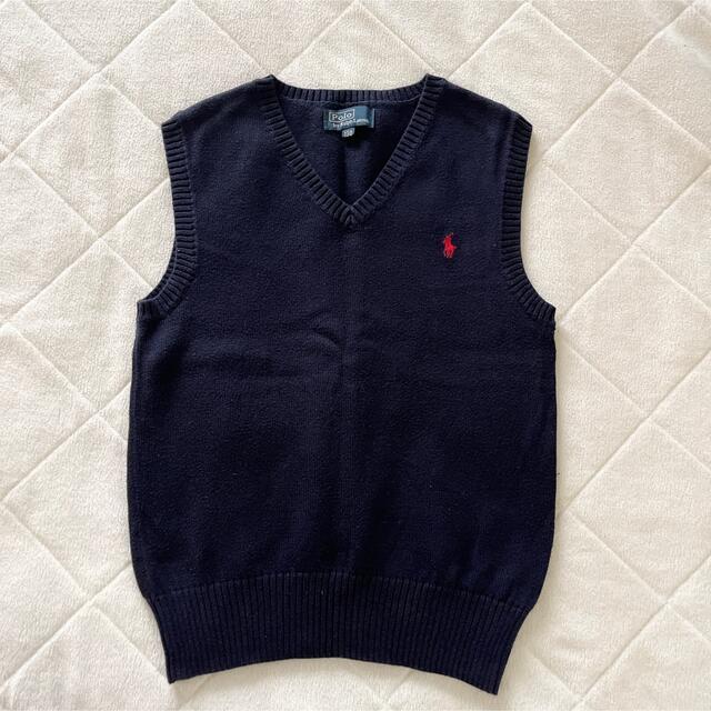 POLO RALPH LAUREN(ポロラルフローレン)のPolo by Ralph Lauren / ラルフローレン　ネイビーベスト キッズ/ベビー/マタニティのキッズ服男の子用(90cm~)(ニット)の商品写真