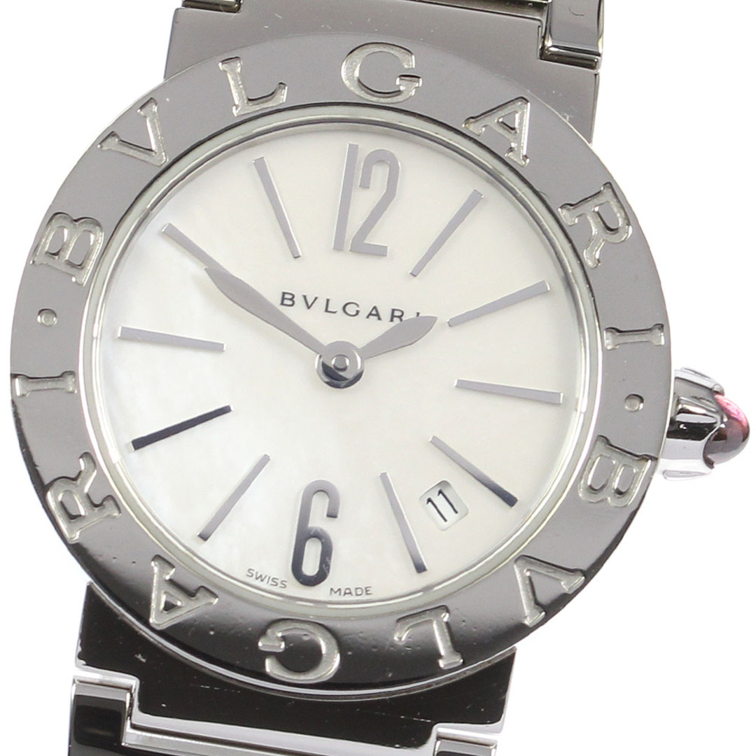 ☆良品【BVLGARI】ブルガリ ブルガリブルガリ デイト BBL26S クォーツ レディース_708544【ev20】