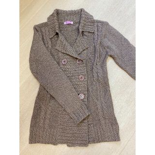 レディース　アウター　カーデガン　冬服　秋服　ニット　羽織(ニットコート)