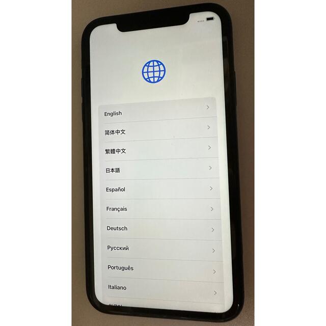 スマートフォン本体iPhone xr 128G ブラック　SIMフリー