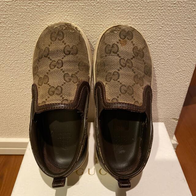 Gucci(グッチ)の訳あり　GUCCI スリッポン　16cm キッズ/ベビー/マタニティのキッズ靴/シューズ(15cm~)(スリッポン)の商品写真