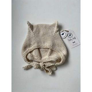 キャラメルベビー&チャイルド(Caramel baby&child )のkiddy stuff ねこ耳ボンネット(帽子)