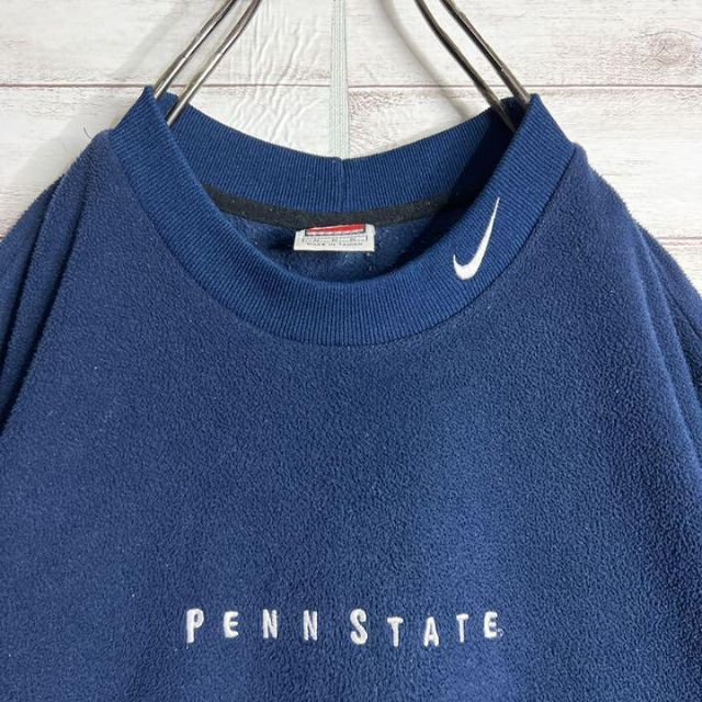 【入手困難!!】ナイキ ✈︎刺繍ロゴ PENN STATE 白タグ フリース