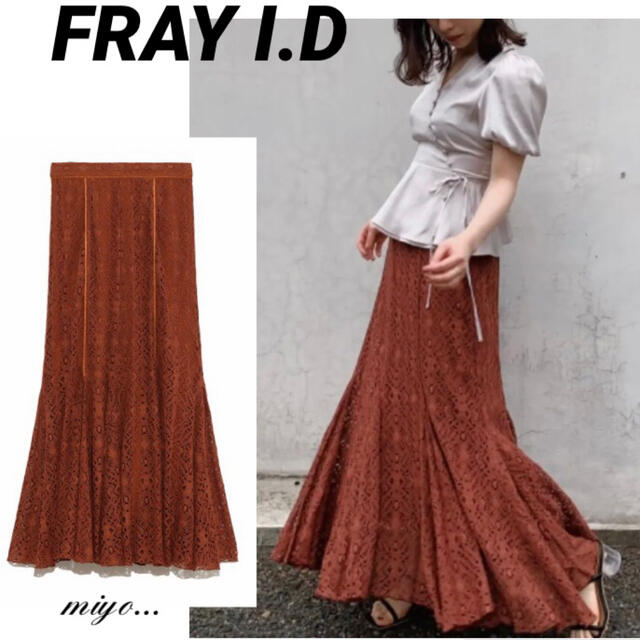 FRAY I.D(フレイアイディー)のFRAY I.D/美品♡マーメイドレーススカート レディースのスカート(ロングスカート)の商品写真