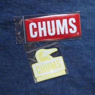 チャムス(CHUMS)の2枚セット チャムス ステッカー CH62-1072 CH62-1124 WH(その他)