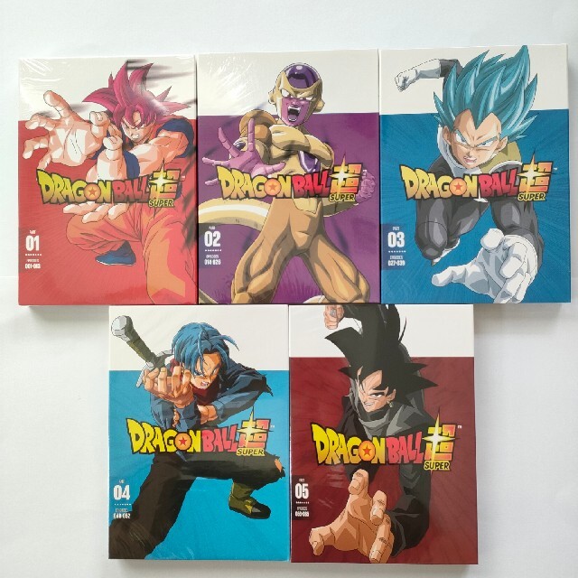 ドラゴンボール超 DVD 北米版 1-5