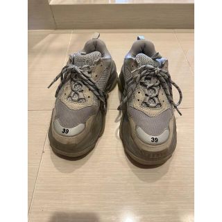 バレンシアガ(Balenciaga)の値下げ！バレンシアガ　トリプルエス　グレー　クリアソール(スニーカー)