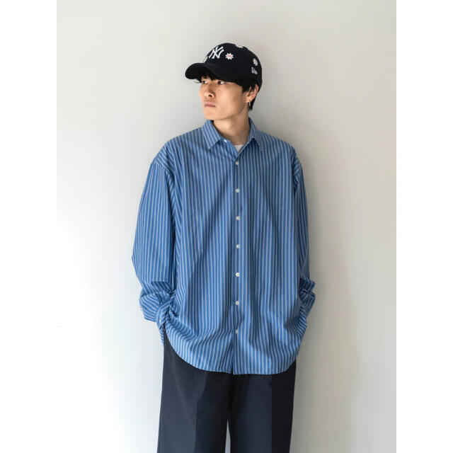 即完売 kanemasa ストライプシャツ ブルー サイズ2 | www.myglobaltax.com