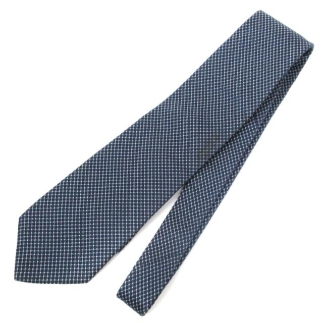Paul Smith(ポールスミス)のポールスミス ネクタイ レギュラータイ シルク チェック 紺 ネイビー メンズのファッション小物(ネクタイ)の商品写真