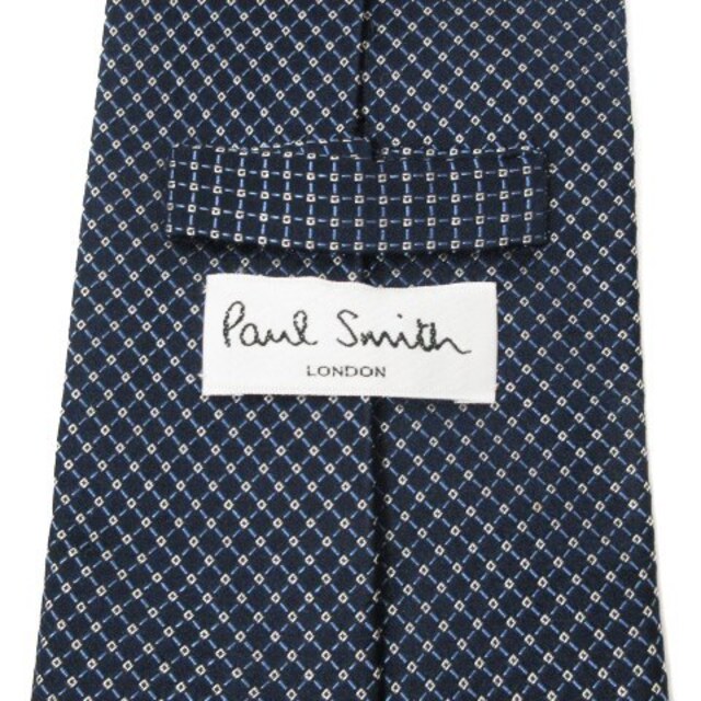 Paul Smith(ポールスミス)のポールスミス ネクタイ レギュラータイ シルク チェック 紺 ネイビー メンズのファッション小物(ネクタイ)の商品写真