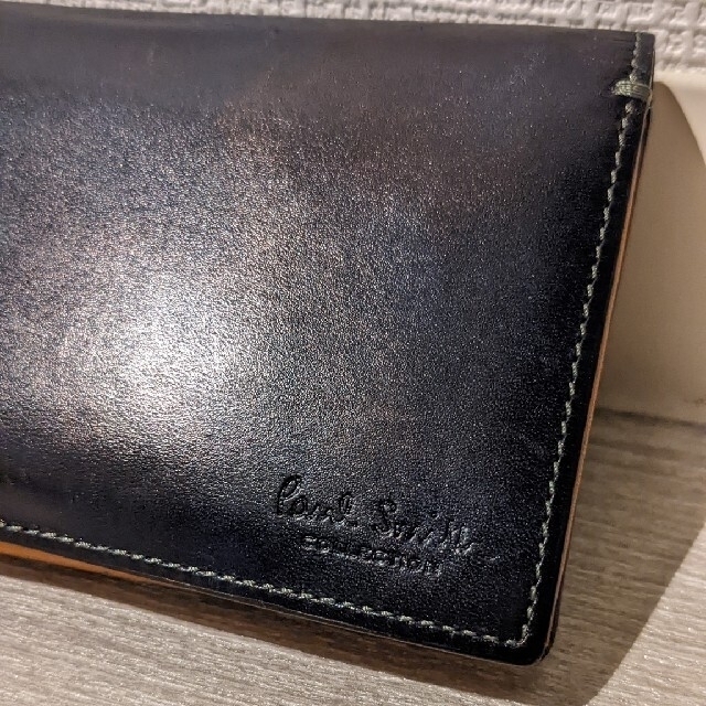 Paul Smith(ポールスミス)のPCステインカーフ長財布　ネイビー メンズのファッション小物(長財布)の商品写真