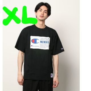 チャンピオン(Champion)の定価5390円‼️ChampionアクションスタイルビッグロゴT黒XL未使用(Tシャツ/カットソー(半袖/袖なし))