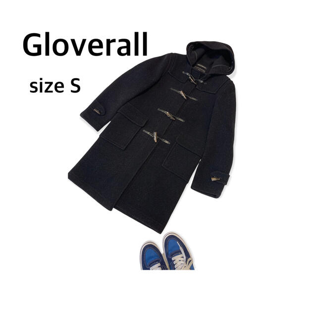 Gloverall(グローバーオール)の★美品★グローバーオール ダッフルコート ブラック S〜M レディースのジャケット/アウター(ダッフルコート)の商品写真