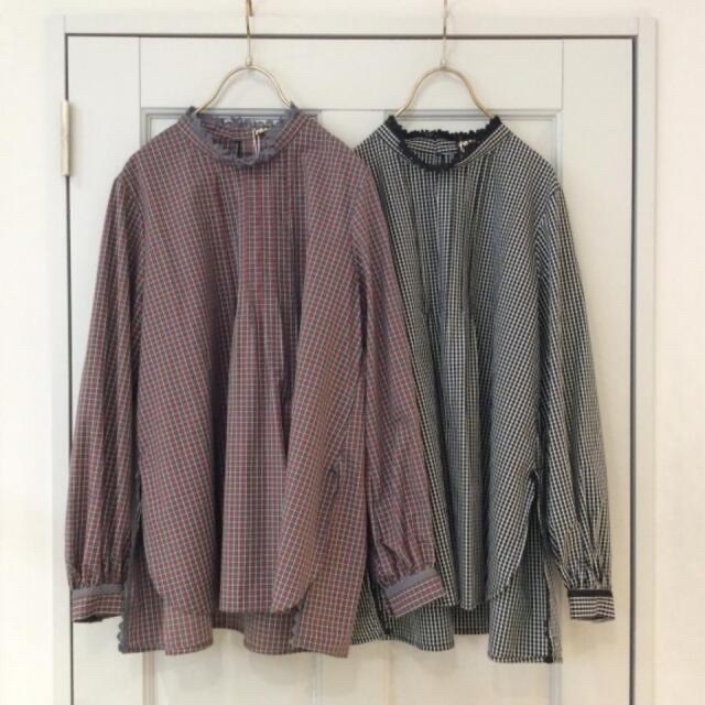 ☆新品☆FRAPBOIS チェックブラウス ☆新品☆FRAPBOIS チェックブラウス