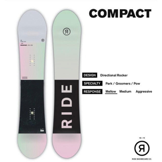 RIDE - RIDE SNOWBOARDS WOMAN’S COMPACT 138cm