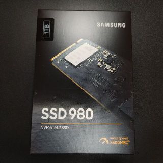 サムスン(SAMSUNG)の1TB Samsung SSD 980 MZ-V8V1T0B/IT M.2(PCパーツ)