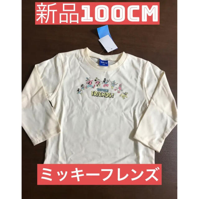 Disney(ディズニー)の【新品】ディズニーフレンズ　ロンT 100cm キッズ/ベビー/マタニティのキッズ服女の子用(90cm~)(Tシャツ/カットソー)の商品写真