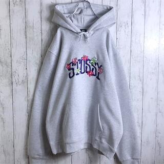 STUSSY - 【美品】【ビッグシルエット】ステューシー 刺繍ロゴ 