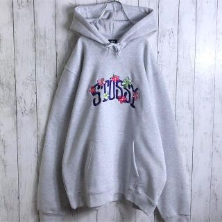 STUSSY   美品ビッグシルエットステューシー 刺繍ロゴ