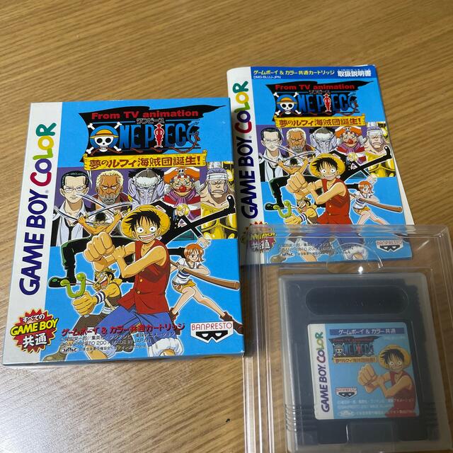 ゲームボーイ(ゲームボーイ)のONE PIECE 夢のルフィ海賊団誕生！ エンタメ/ホビーのゲームソフト/ゲーム機本体(携帯用ゲームソフト)の商品写真