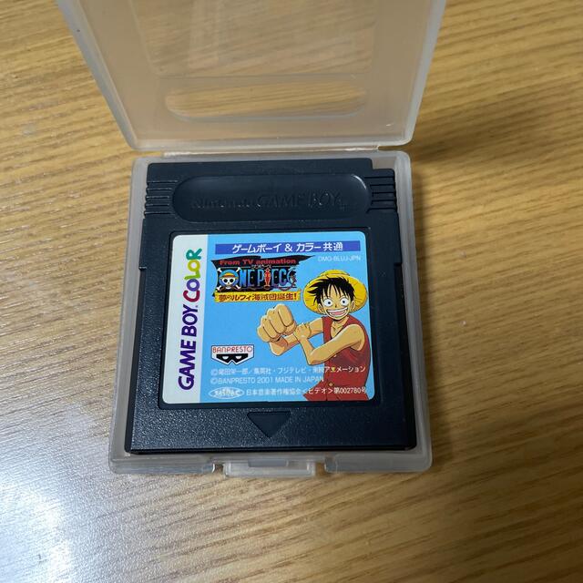 ゲームボーイ(ゲームボーイ)のONE PIECE 夢のルフィ海賊団誕生！ エンタメ/ホビーのゲームソフト/ゲーム機本体(携帯用ゲームソフト)の商品写真