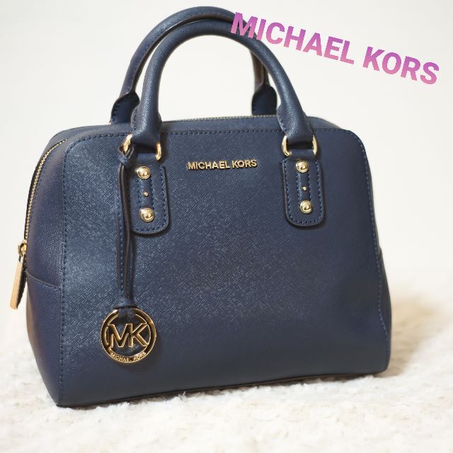 【極美品】マイケルコース ハンドバッグ  ネイビー MICHAEL KORSトッズ