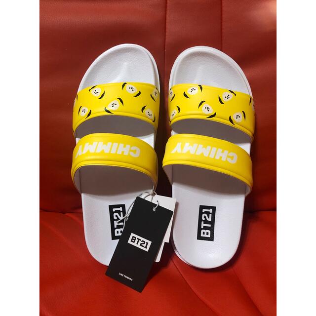 BT21ボアミュールサンダル　CHIMMY、SHOOKY Lサイズ　★ジミン★