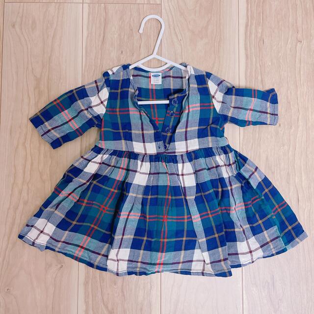 Old Navy(オールドネイビー)のold navy 70チェックワンピース キッズ/ベビー/マタニティのベビー服(~85cm)(ワンピース)の商品写真