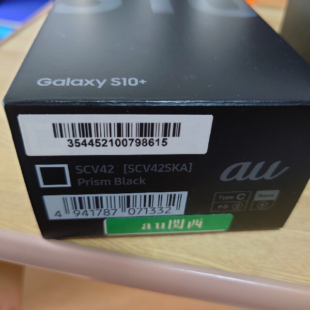 美品　Galaxy S10＋プリズムブラック　scv42 au　SIMロック解除 2
