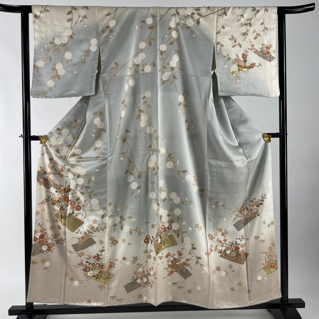 訪問着 美品 秀品 156.5cm 63cm 正絹