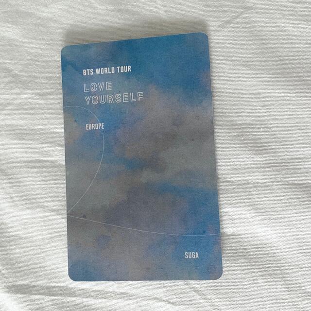BTS LOVE YOURSELF ヨーロッパ SUGAR ユンギ トレカ