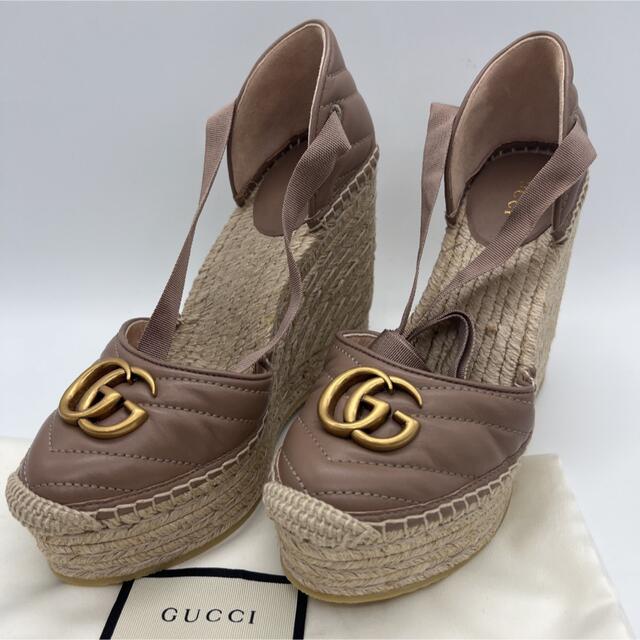 GUCCI グッチ サンダル 36 新品未使用品 ブラウン系 半額SALE☆ www