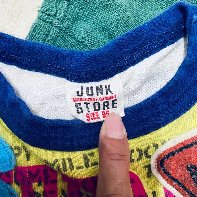 JUNK STORE(ジャンクストアー)のJUNKSTORE　七分袖　アシンメトリー　ロンT　95㎝ キッズ/ベビー/マタニティのキッズ服男の子用(90cm~)(Tシャツ/カットソー)の商品写真