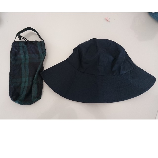 MUJI (無印良品)(ムジルシリョウヒン)の2日まで価格  新品無印 折り畳み式ポリエステル帽子56～59㎝ レディースの帽子(ハット)の商品写真