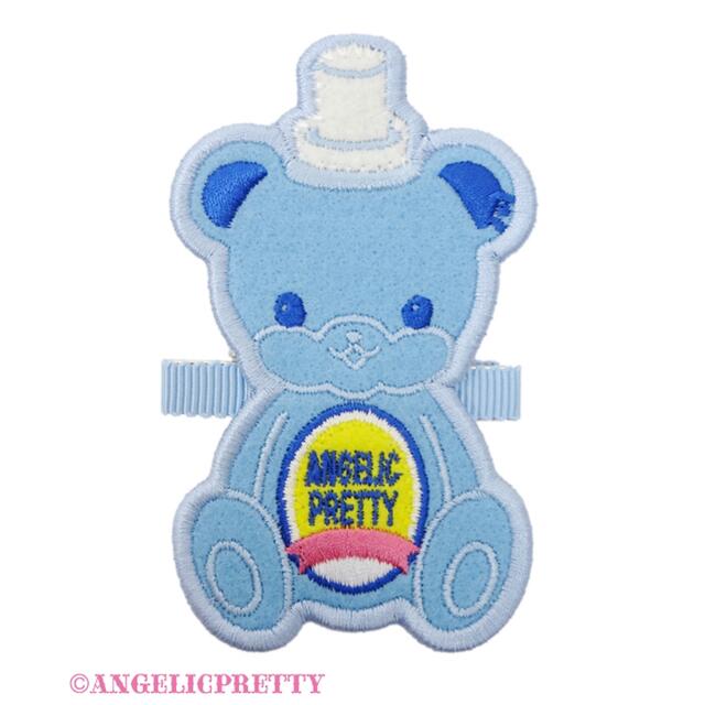 Angelic Pretty(アンジェリックプリティー)のAngelic pretty Sunny Smile Bearワッペンクリップ レディースのヘアアクセサリー(バレッタ/ヘアクリップ)の商品写真