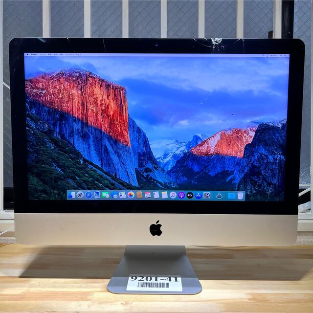 Mac (Apple)(マック)のiMac2017 21inch Rentina 4K Office2021付き スマホ/家電/カメラのPC/タブレット(デスクトップ型PC)の商品写真