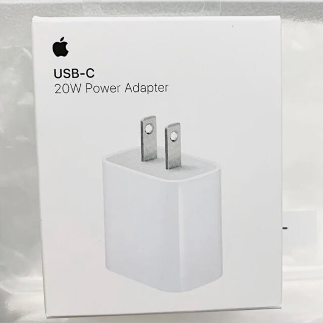 Apple(アップル)のAPPLE USB-C電源アダプタ MHJA3AM/A スマホ/家電/カメラのスマートフォン/携帯電話(バッテリー/充電器)の商品写真
