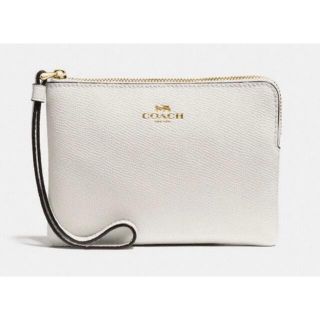 コーチ(COACH)のCOACH  コーチ　ラージ コーナー ジップ リストレット(ポーチ)