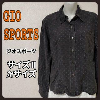 ジオスポーツ(GIO SPORT)のイタリー GIOSPORTS ジオスポーツ プリント柄 レディースシャツ(Tシャツ(長袖/七分))