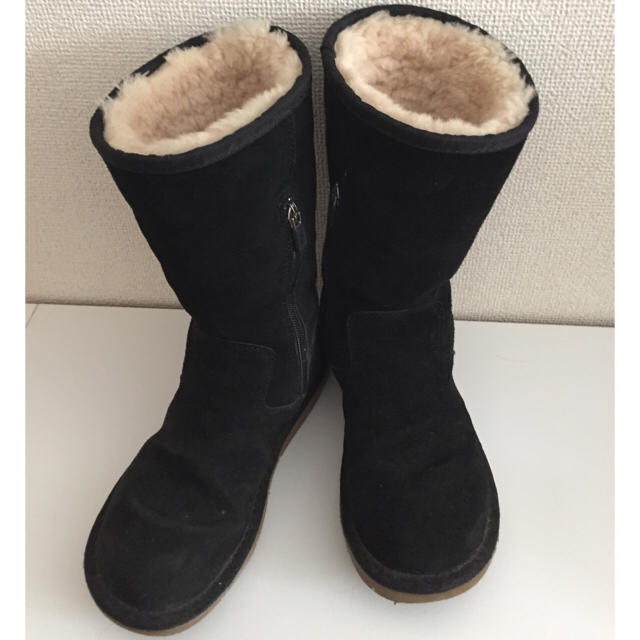 最終値下げ！UGG ムートンブーツ　ブラック　22cm