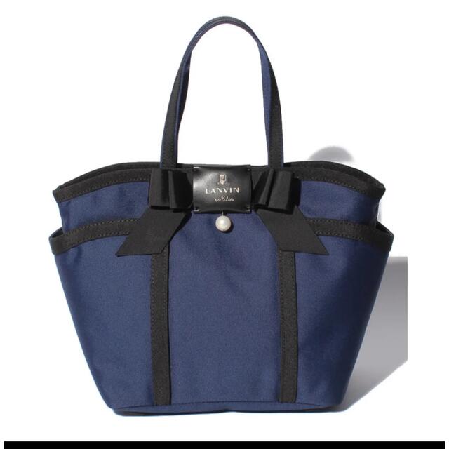 LANVIN en Bleu(ランバンオンブルー)の【良品】ランバン LANVIN ハンドバッグ 人気 レディースのバッグ(ハンドバッグ)の商品写真