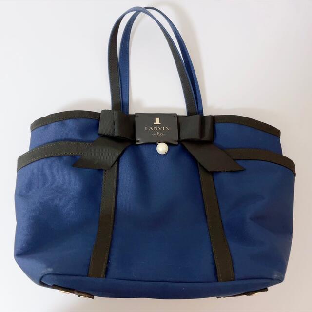 LANVIN en Bleu(ランバンオンブルー)の【良品】ランバン LANVIN ハンドバッグ 人気 レディースのバッグ(ハンドバッグ)の商品写真