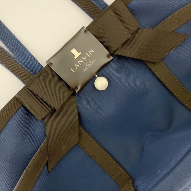 LANVIN en Bleu(ランバンオンブルー)の【良品】ランバン LANVIN ハンドバッグ 人気 レディースのバッグ(ハンドバッグ)の商品写真