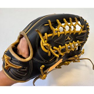 ミズノ(MIZUNO)の【定価5.5万】ミズノプロ 外野手 イチロー型 オーダーグラブ 黒 即戦力(グローブ)