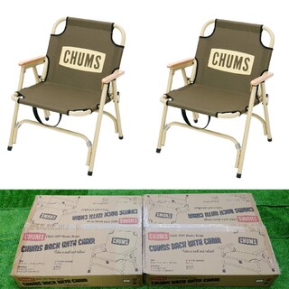 チャムス(CHUMS)のCHUMS チャムス バックウィズ チェア カーキ 2脚(テーブル/チェア)