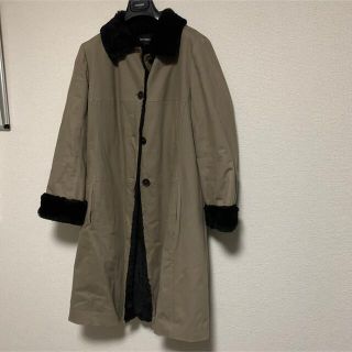 CIVIDINI*チヴィディーニ*イタリア製*コート*46*光沢 ベージュ