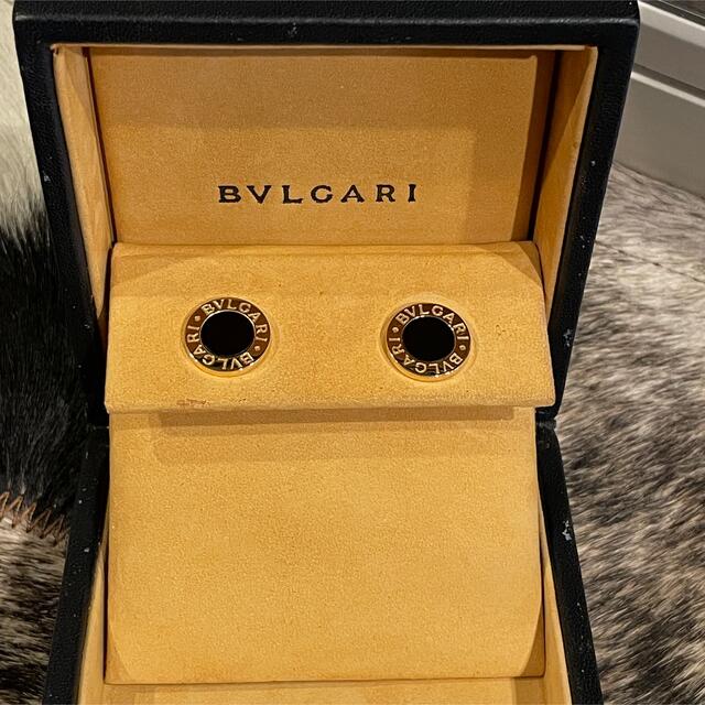 BVLGARI(ブルガリ)の超美品★ BVLGARI ブルガリ オニキス　ピアス　YG レディースのアクセサリー(ピアス)の商品写真